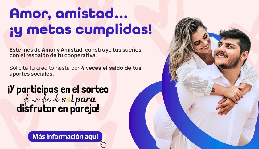En septiembre solicita tu crédito sobre aportes con tasa preferencial. 